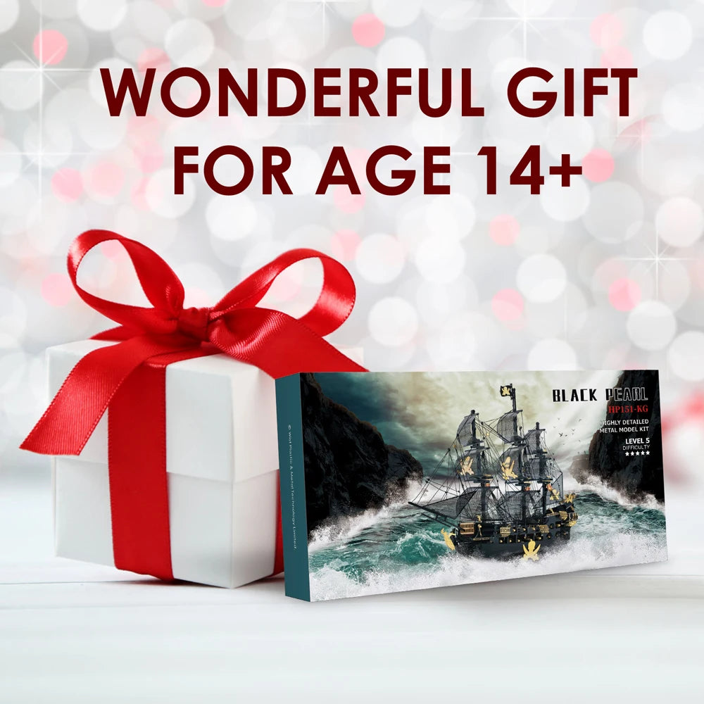 3D Metall-Puzzle - Black Pearl Schiff