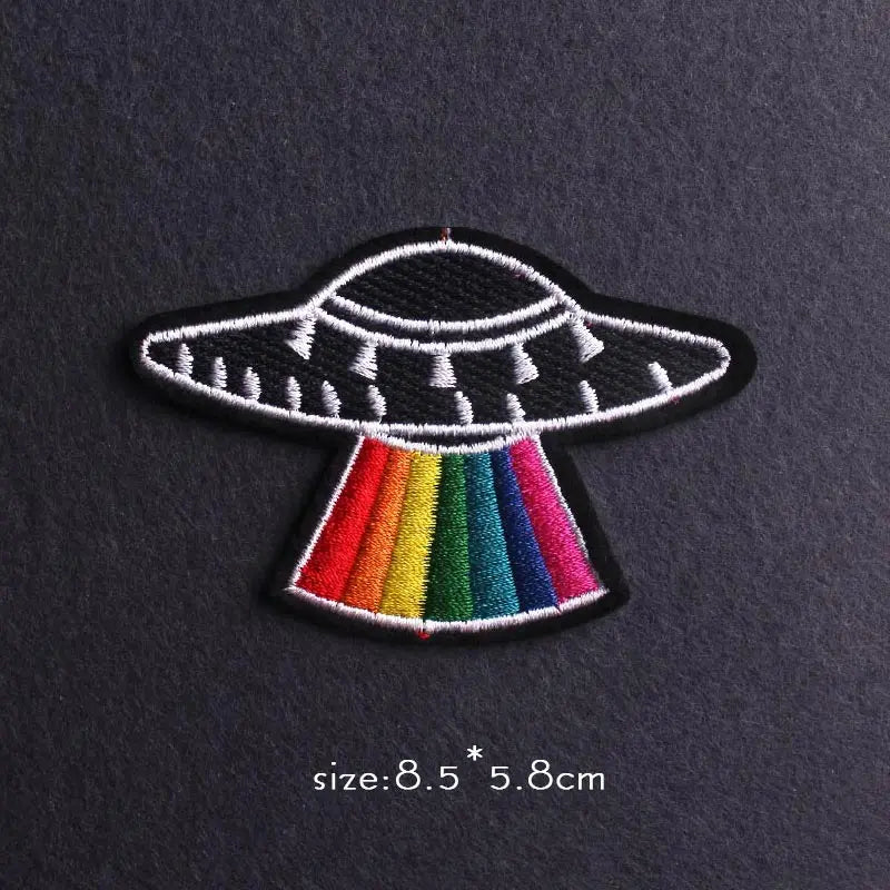 Bügelaufkleber - Hippie‑Motiv