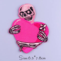 Bügelaufkleber - Schädel