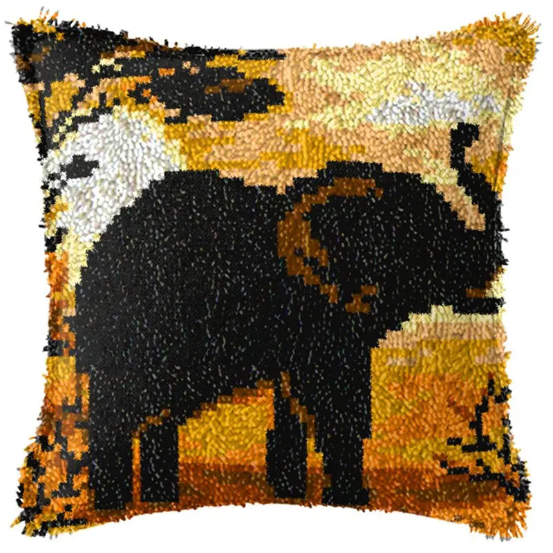 Knüpfset - Hirsch für Kissen