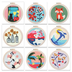 Knüpfset - Starter-Set mit Rahmen