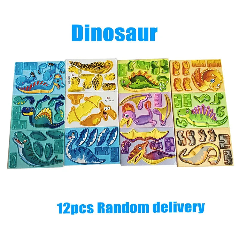 3D Schaumstoff-Puzzle - 12-24 Tiere