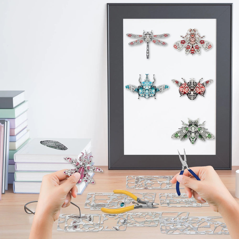 3D Puzzle - Niedliche Insekten