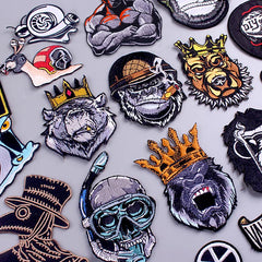 Bügelaufkleber - Hippie‑Motiv