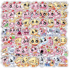 Sticker-Set - Kawaii Katzen (10/30/70 Stück)