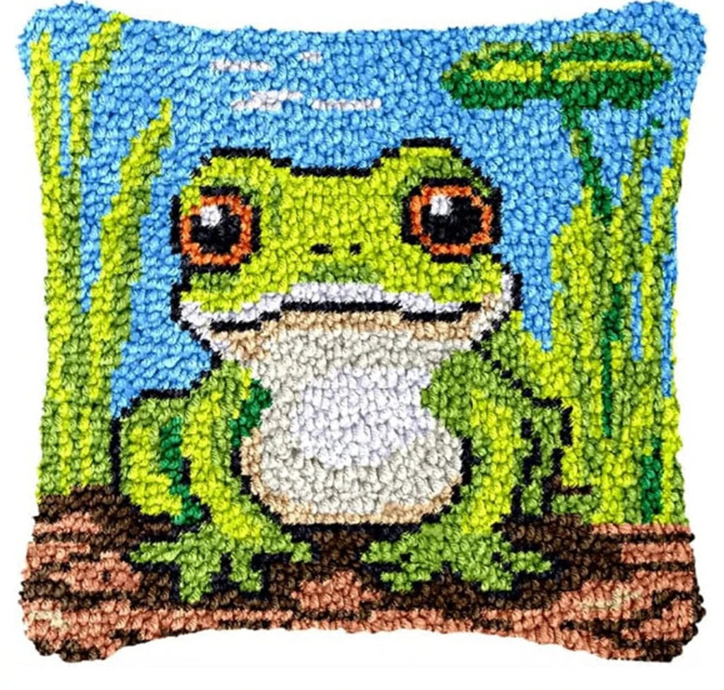 Knüpfset - Pferd‑ & Kuh Knüpfkissen‑Set