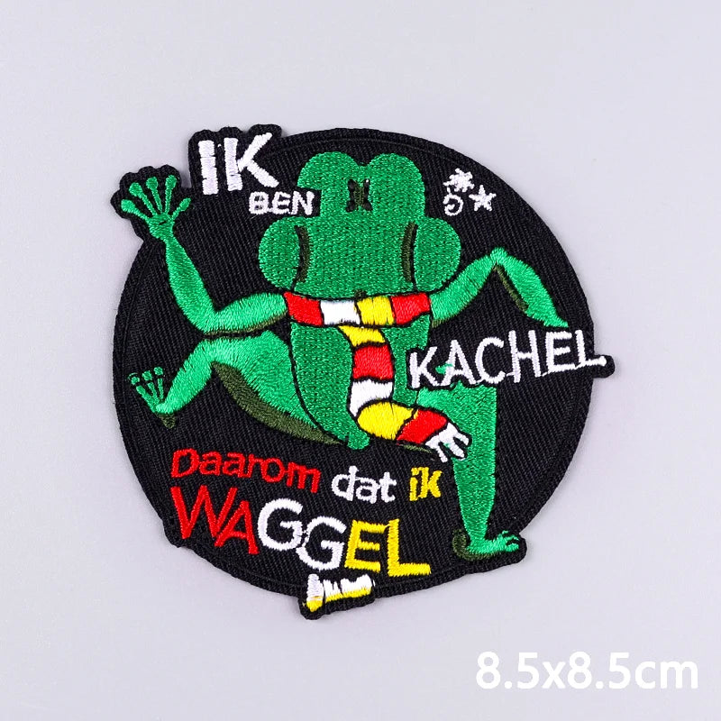 Bügelaufkleber - Frosch