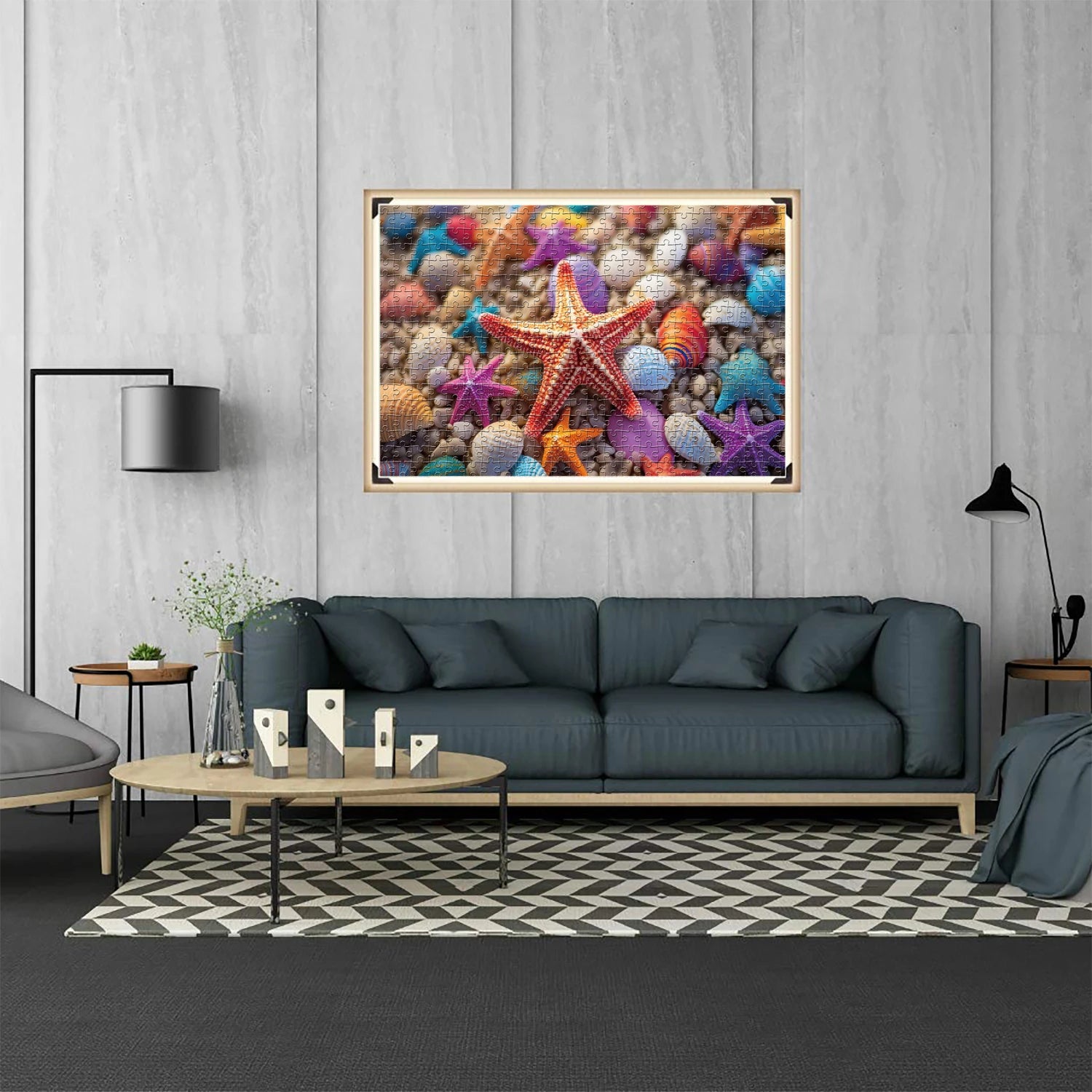 1000 Teile Puzzle - Farbverlauf Mandala