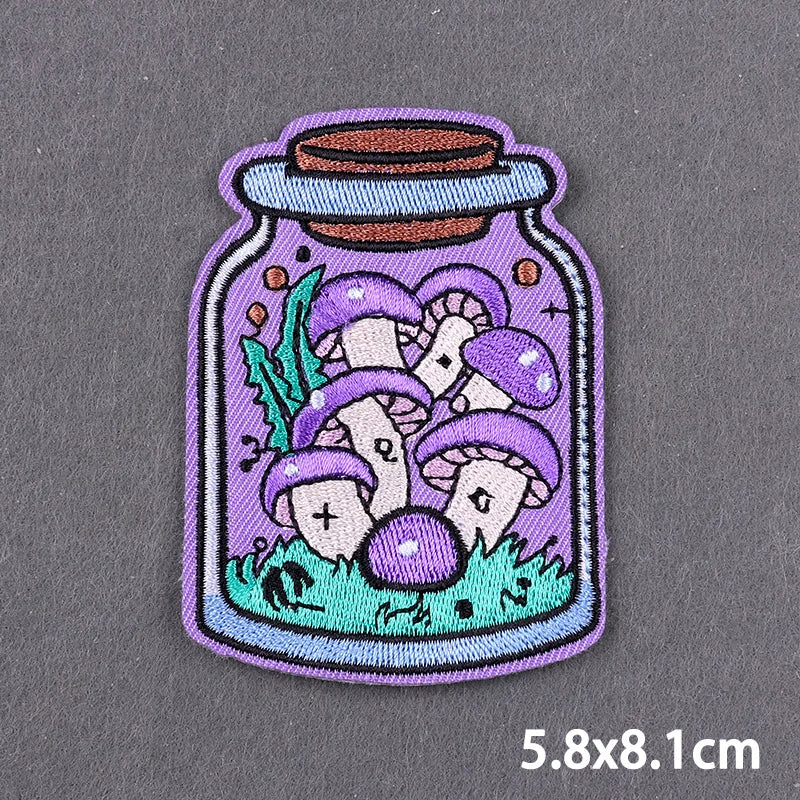 Bügelaufkleber - Pilz