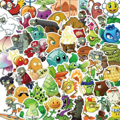 Sticker-Set - 50 Pflanzen gegen Zombies