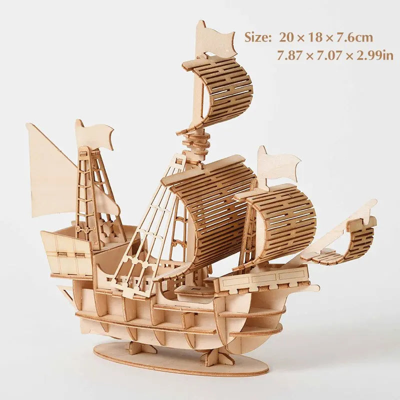 3D Holz-Puzzle - Schiffsmodell