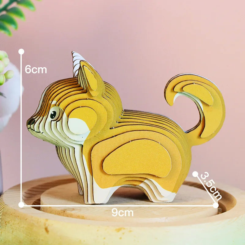 3D Metall-Puzzle - Insekten-Brosche