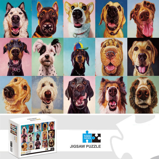 1000 Teile Puzzle - Frohe Weihnachten