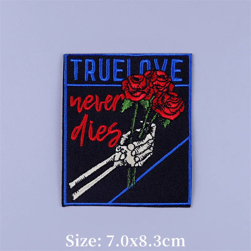 Bügelaufkleber - Rock