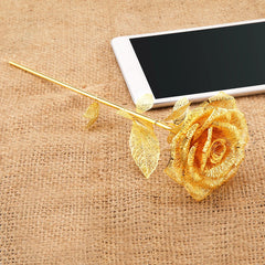 3D Metall-Puzzle - Goldene Rose