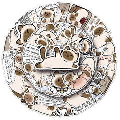 Sticker-Set - Siamkatzen (10/30/50 Stück)