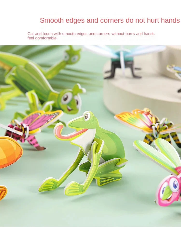 3D Schaumstoff-Puzzle - 12-24 Tiere