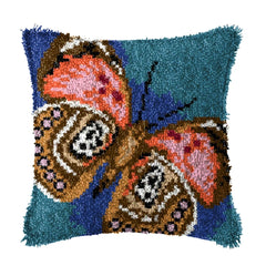 Knüpfset - Schmetterlings‑ & Pflanzen Knüpfkissen‑Set