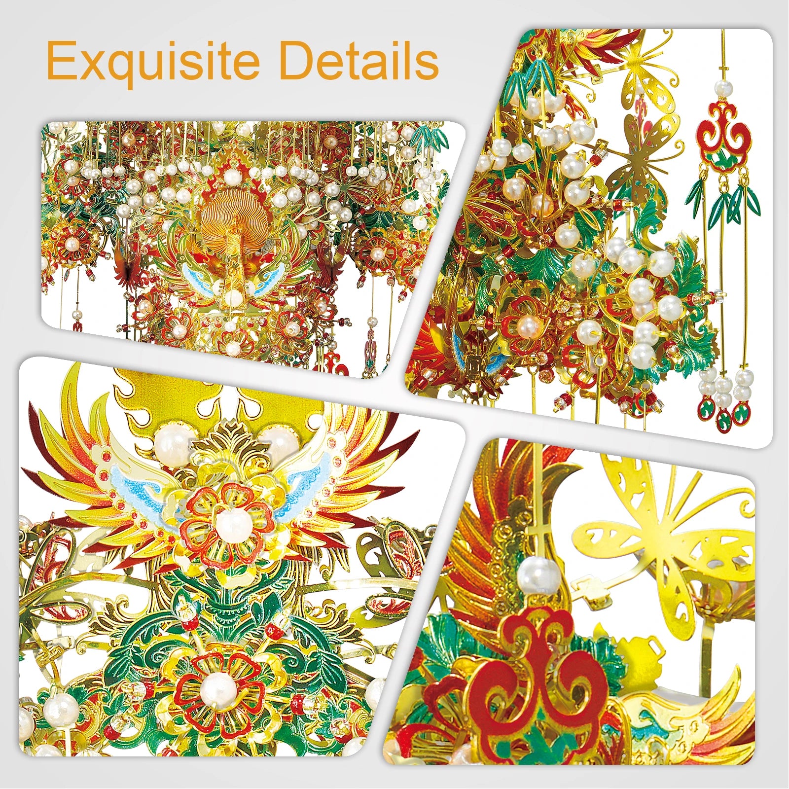 3D Metall-Puzzle - Garuda Krone