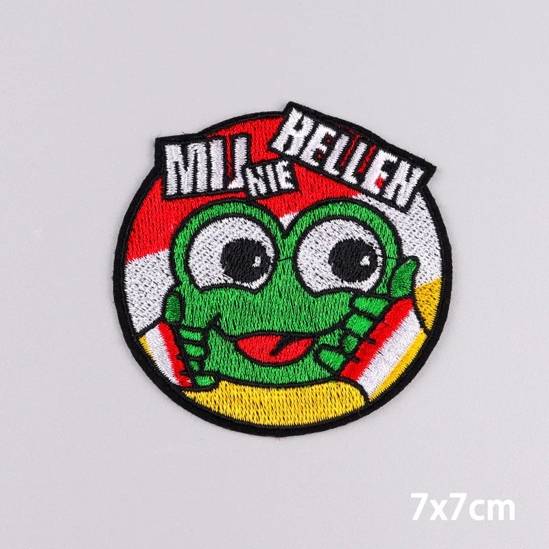 Bügelaufkleber - Frosch