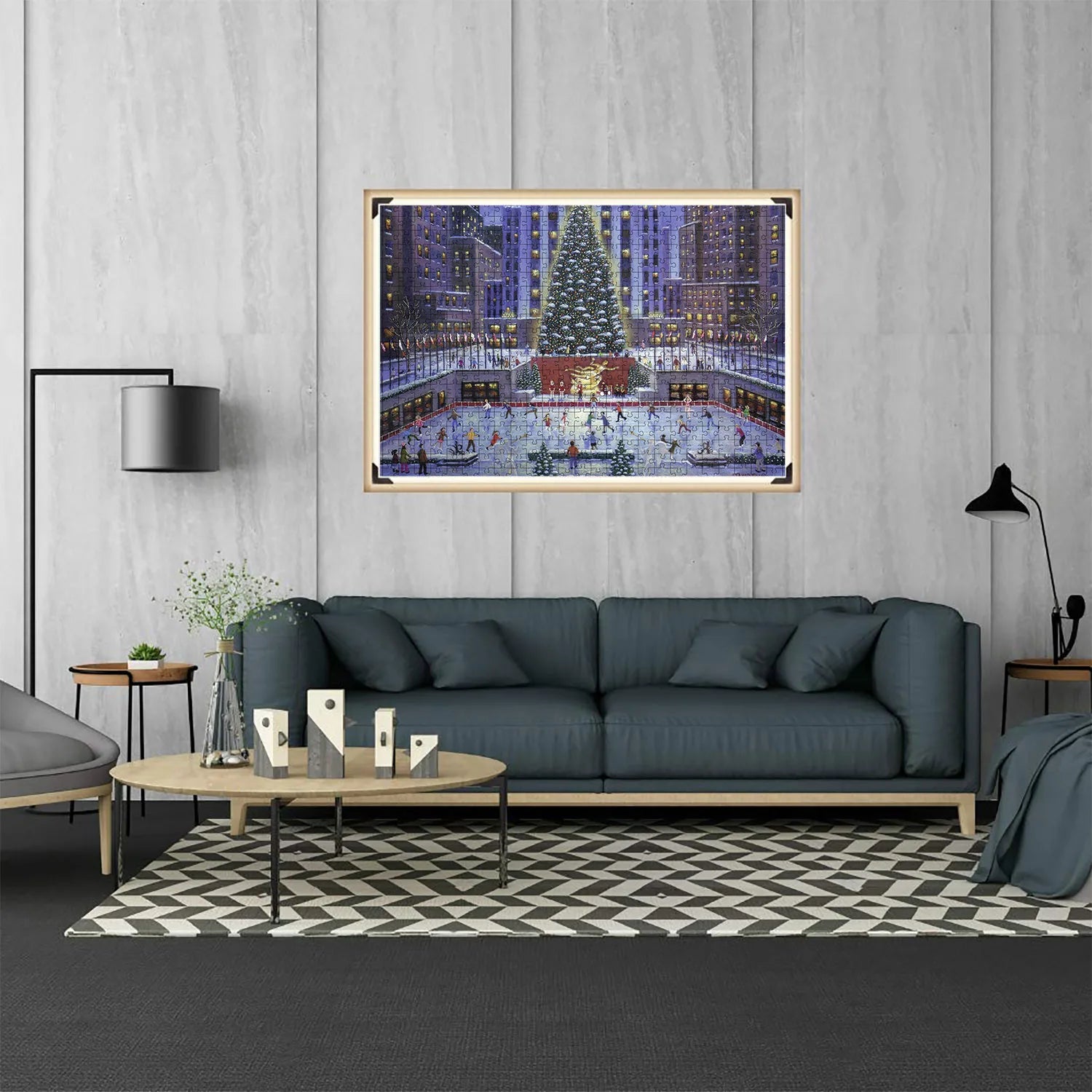 1000 Teile Puzzle - Frohe Weihnachten