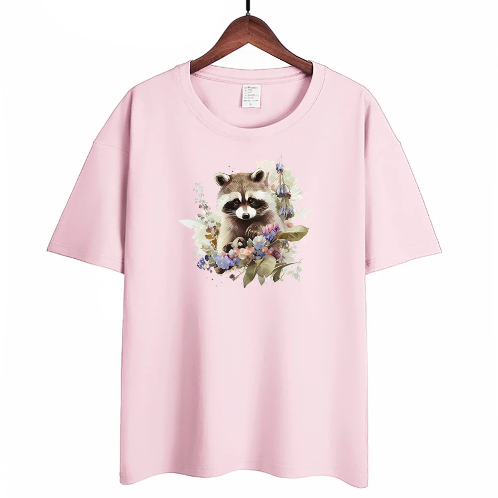 Bügelaufkleber - 15cm Kleiner Waschbär