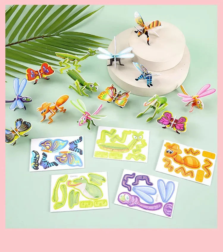 3D Schaumstoff-Puzzle - 12-24 Tiere