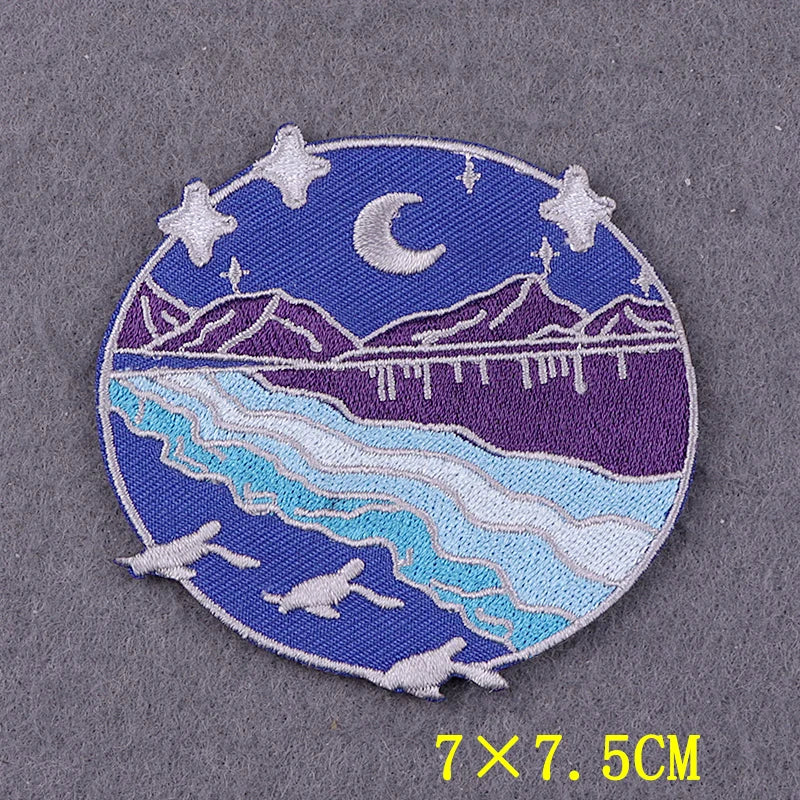 Bügelaufkleber - Meereswelle