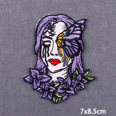 Bügelaufkleber - Schädel