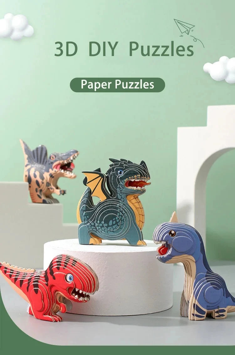 3D Puzzle - Jurassic Dinosaurier