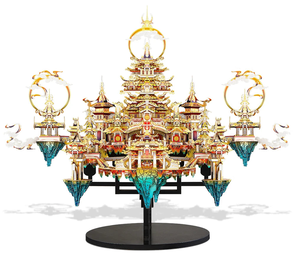 3D Metall-Puzzle - Chinesische Gebäude