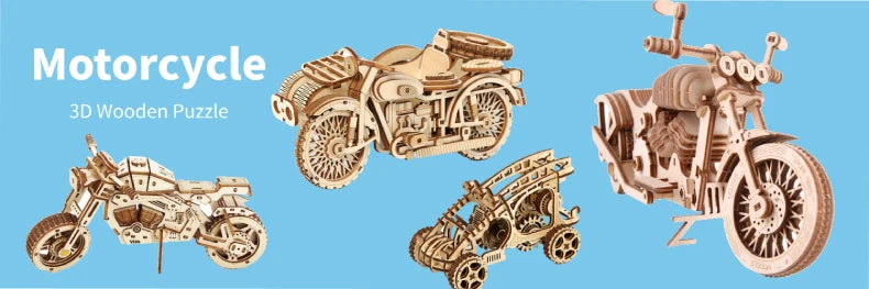 3D Holz-Puzzle - Grammophon mit Spieluhr