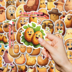 Sticker‑Set - Kartoffel Fun‑Sticker (10‑50 Stk.)