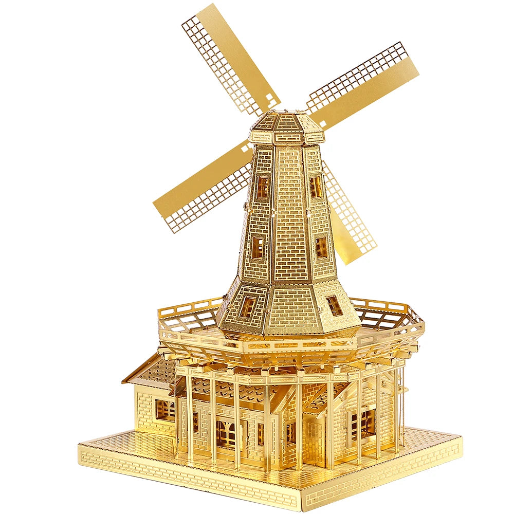 3D Metall-Puzzle - Holländische Windmühle