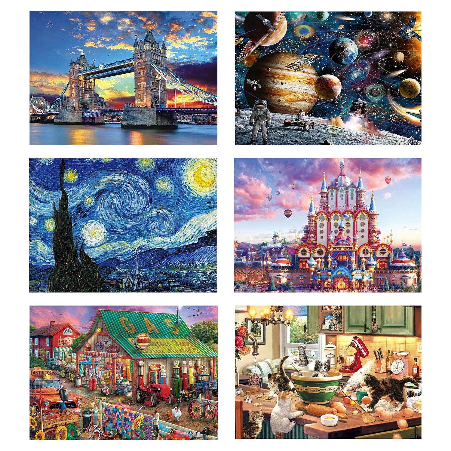 1000 Teile Puzzle - Weltraumreisender