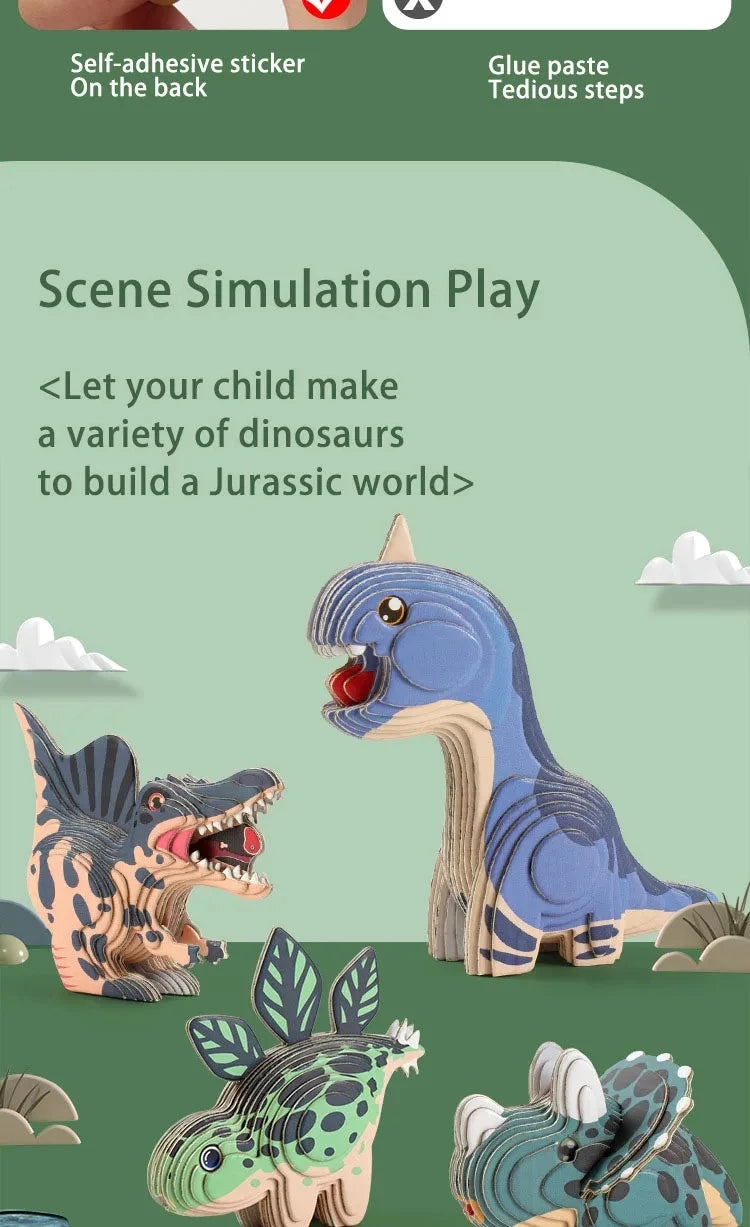 3D Puzzle - Jurassic Dinosaurier