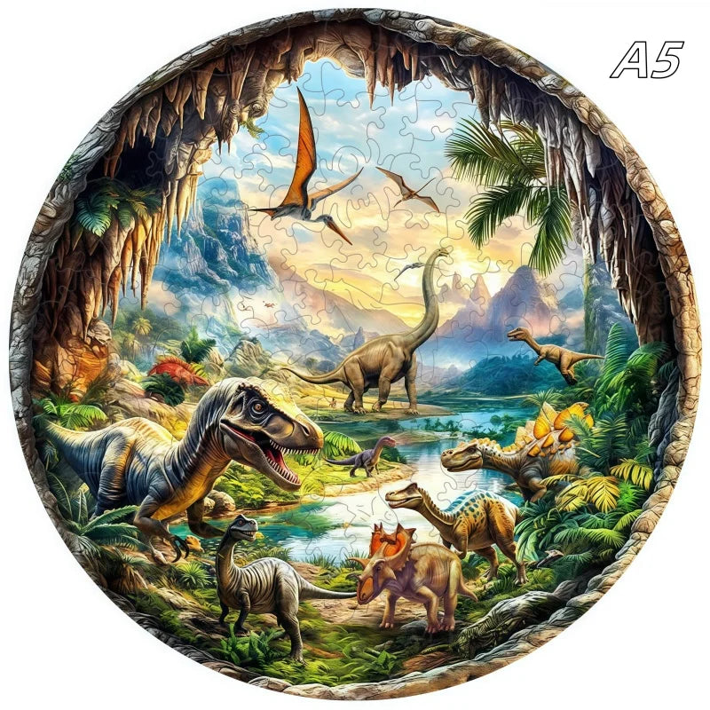 3D Holz-Puzzle - Höhleneule und Igel