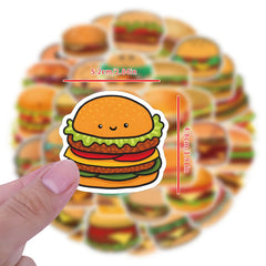 Sticker‑Set - Hamburger Meme‑Sticker (10‑55 Stk.)