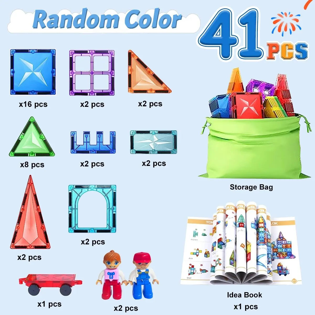 Magnetbausteine - Kreatives Spielzeug für Kleinkinder