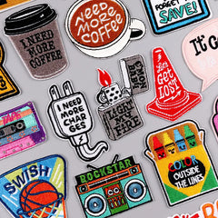 Bügelaufkleber - Kaffeetasse