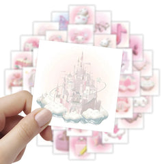 Sticker‑Set - 3D Hello‑Kitty Sticker (10‑54 Stk.)