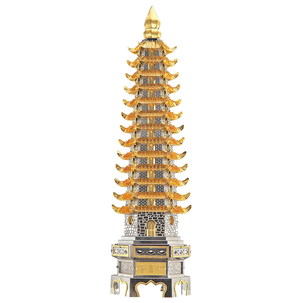 3D Metall-Puzzle - Chinesische Gebäude