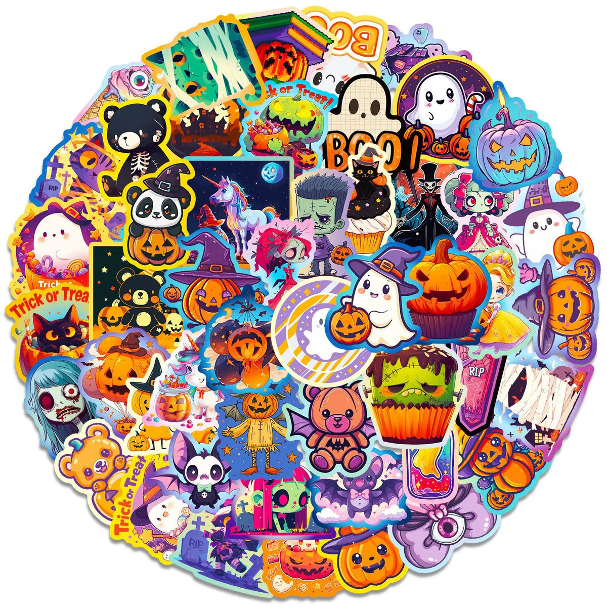 Sticker-Set - 50 Halloween für Kinder