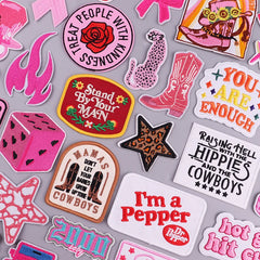 Bügelaufkleber - Cowboy