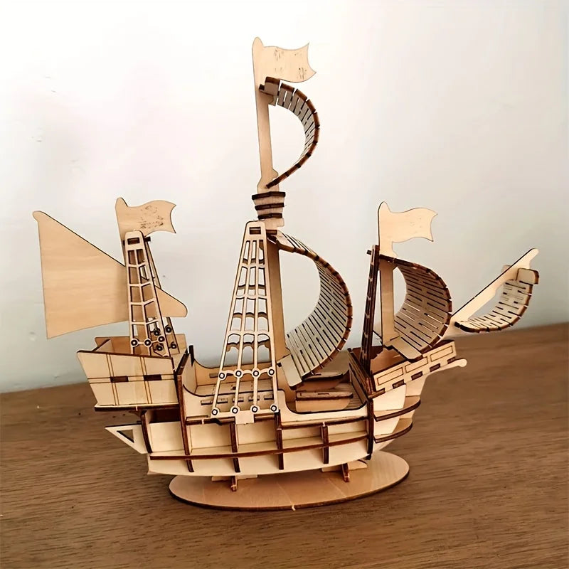 3D Holz-Puzzle - Schiffsmodell
