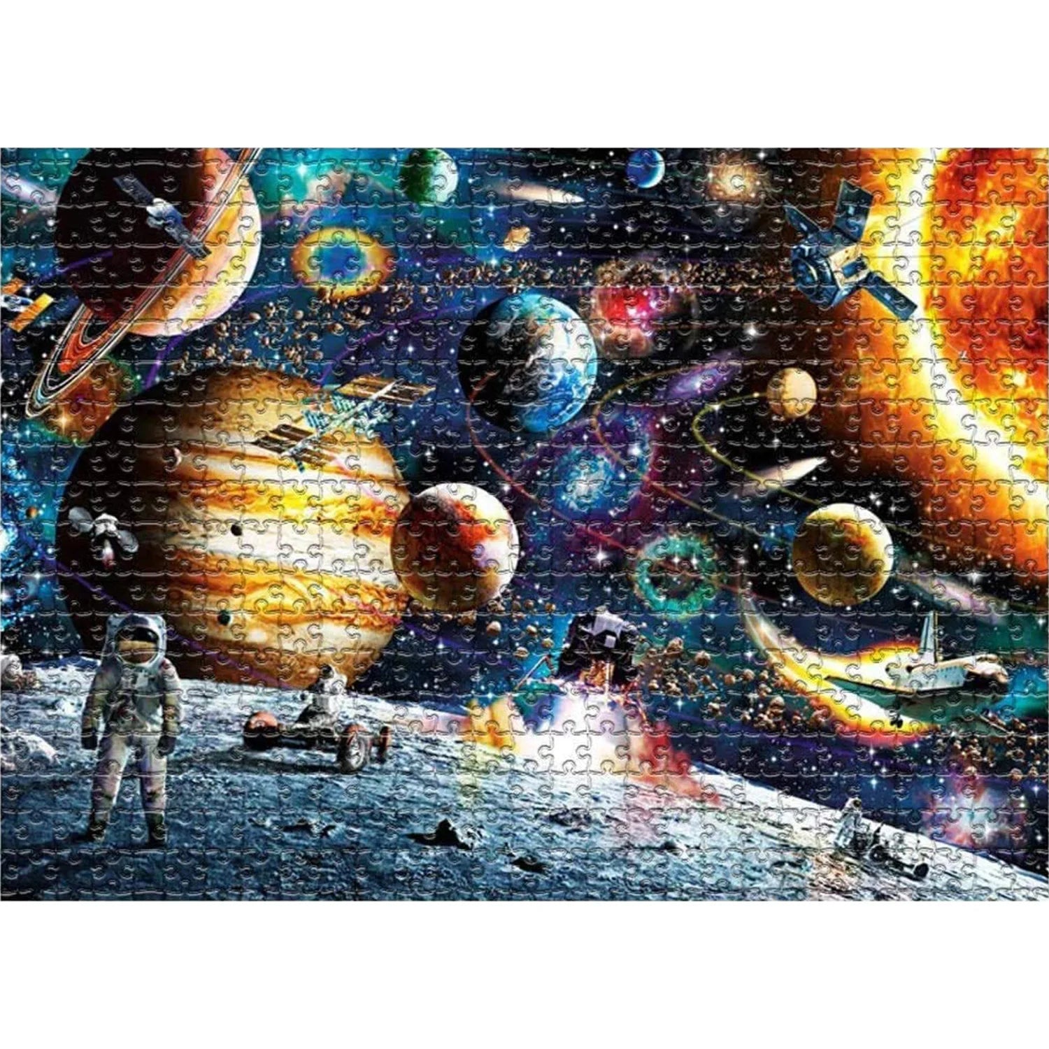 1000 Teile Puzzle - Weltraumreisender