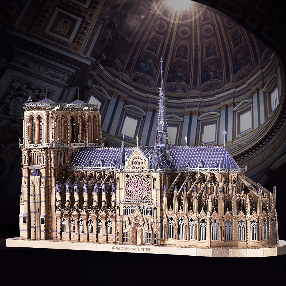 3D Metall-Puzzle - Notre Dame