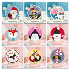 Knüpfset - Weihnachtsmuster