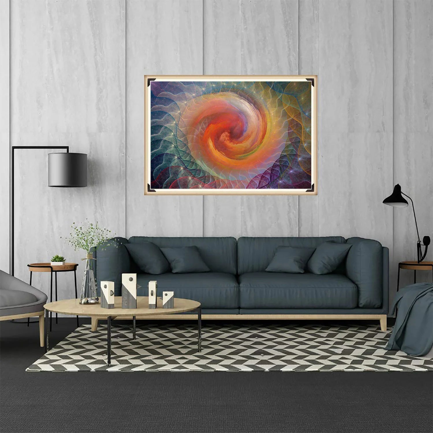 1000 Teile Puzzle - Farbverlauf Mandala
