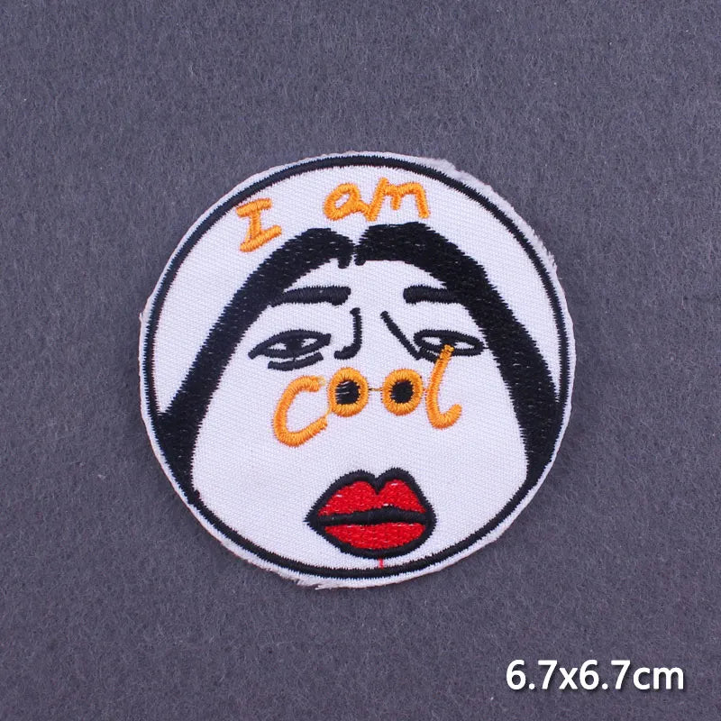 Bügelaufkleber - Böser Blick